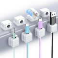Cord Organizer Holder 8 Pack - Strong Adhesive Cable Management