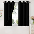 100% Blackout Curtains 54 in Length for Bedroom - Full Room Darkening