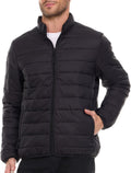 Packable Puffer Jacket Men - Warm Lightweight Winter Jacket