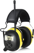 AM/FM Radio Headphones with Digital Display - 30dB Hearing Protection