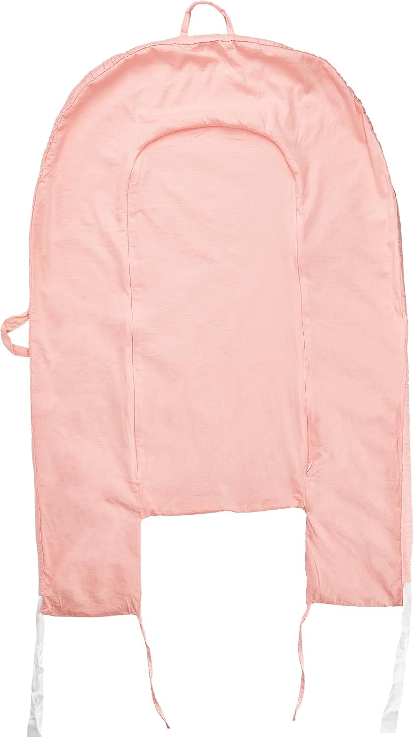 Soft Pink Cotton Baby Lounger Cover by Vicorise