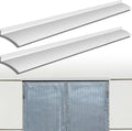 Door Drip Cap 2 Pcs 76 in Overhead Rain Guard - Weatherproof Shield