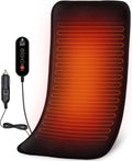 CooCoCo 12V/24V Car Heated Blanket for Back Pain Relief - Travel Heat