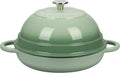 Cast Iron Enameled Dutch Oven for Bread Baking and More