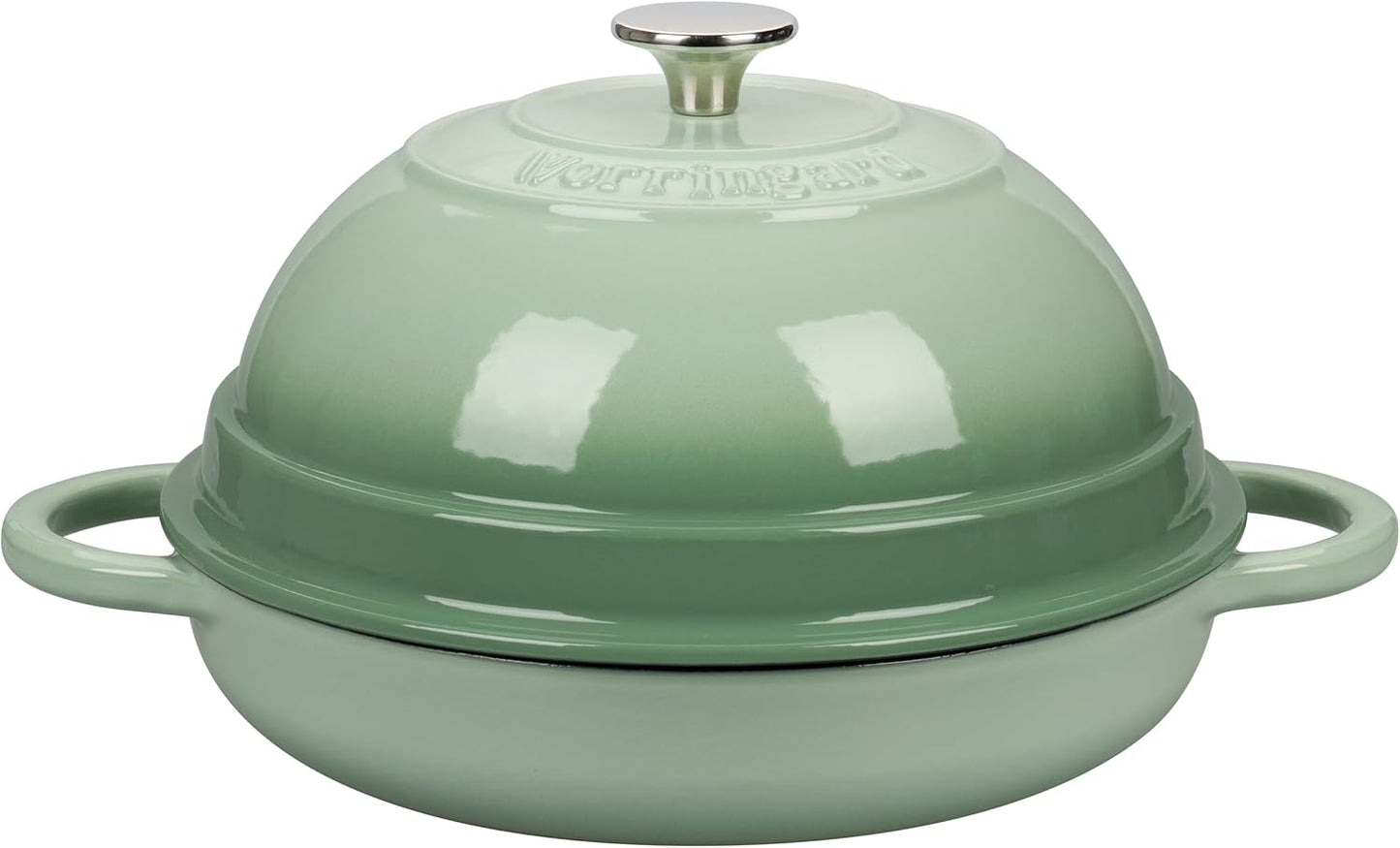 Cast Iron Enameled Dutch Oven for Bread Baking and More