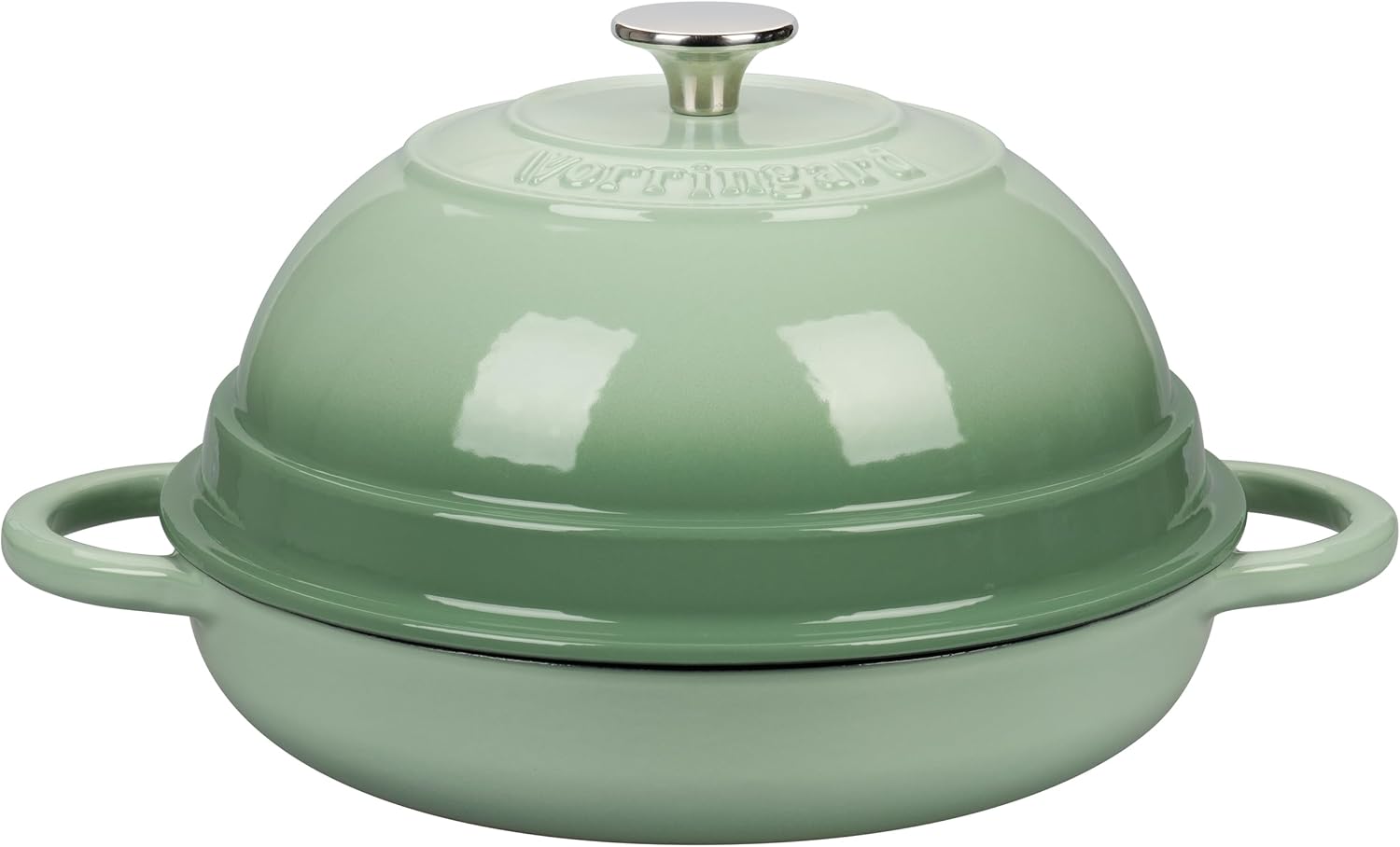 Cast Iron Enameled Dutch Oven for Bread Baking and More