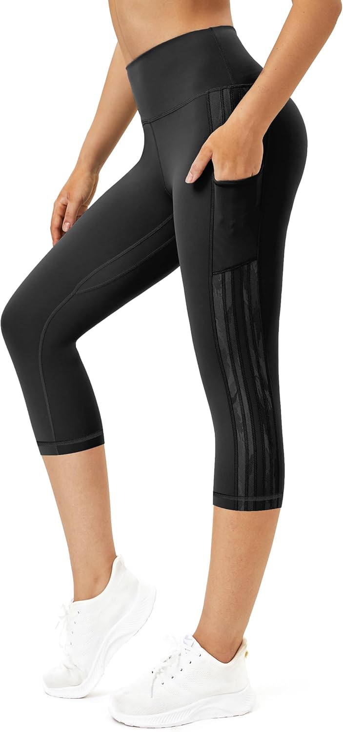 Tummy Control Yoga Pants with Pockets by Rexspek
