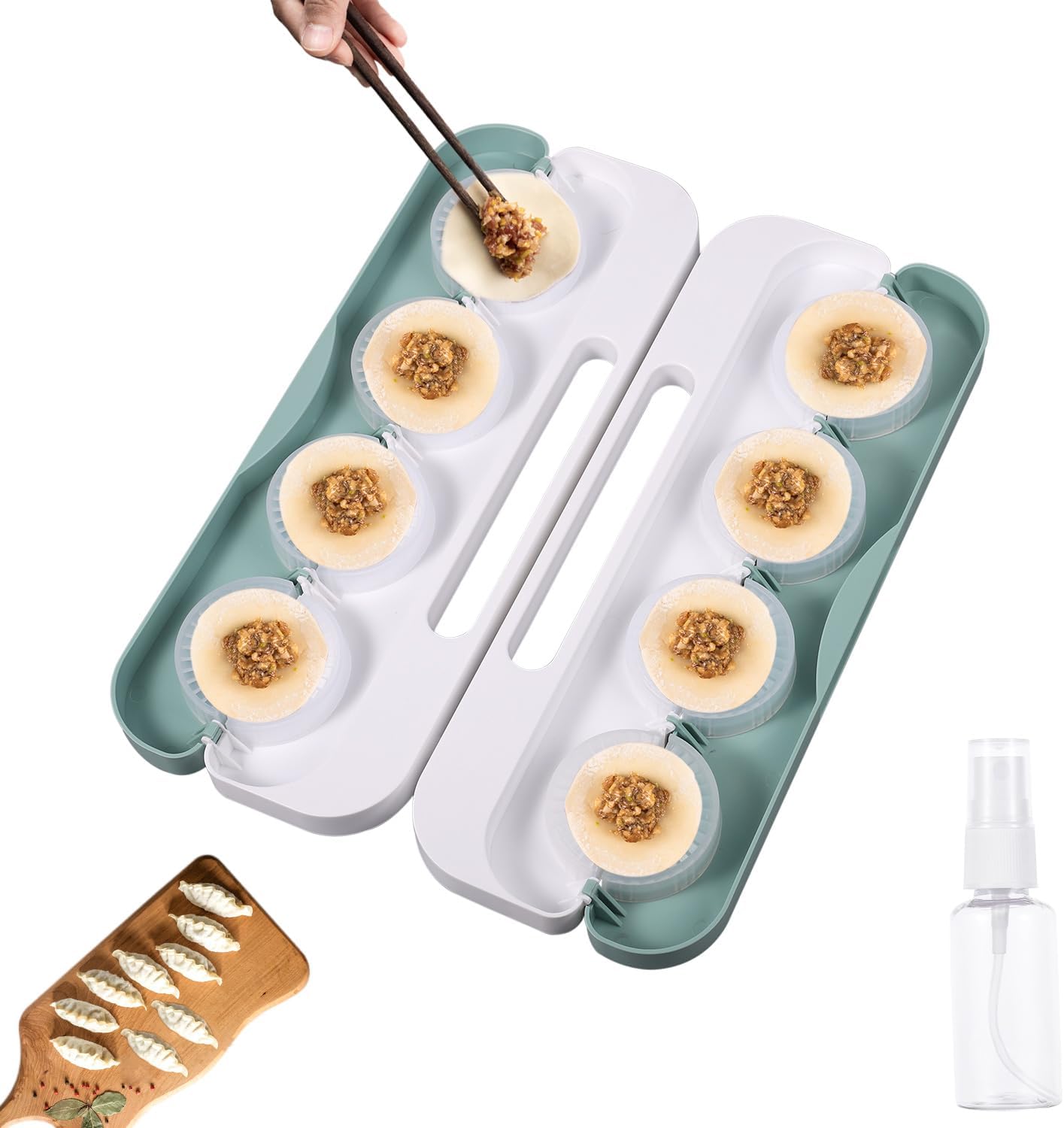 8-in-1 Rapid Dumpling Maker - Easy Pierogi & Wonton