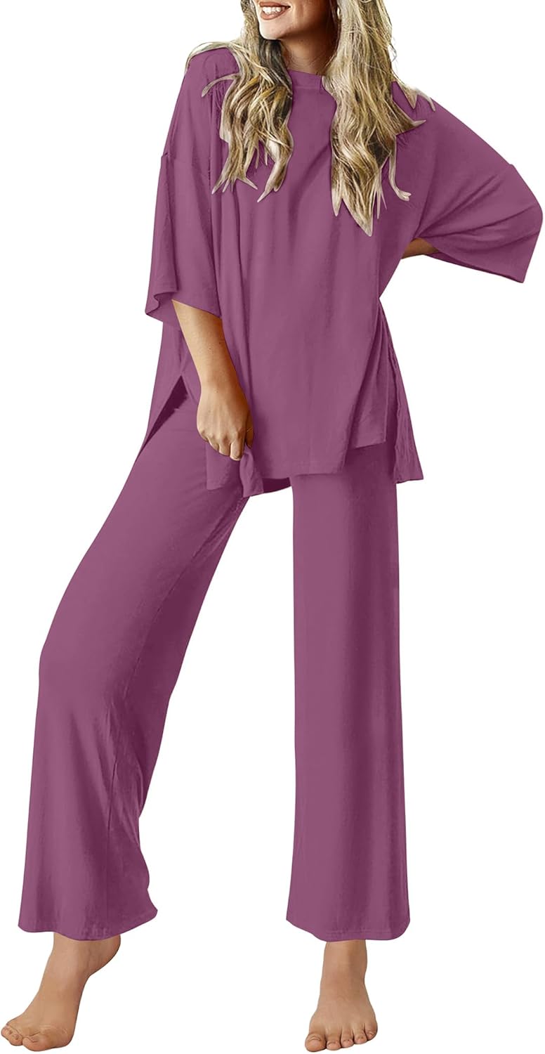 Ekouaer Lounge Sets for Women: Soft Comfy Pajamas Outfit