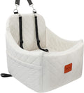 Dog Car Seat for Dogs up to 35lbs - Elevated Booster Seat for Small