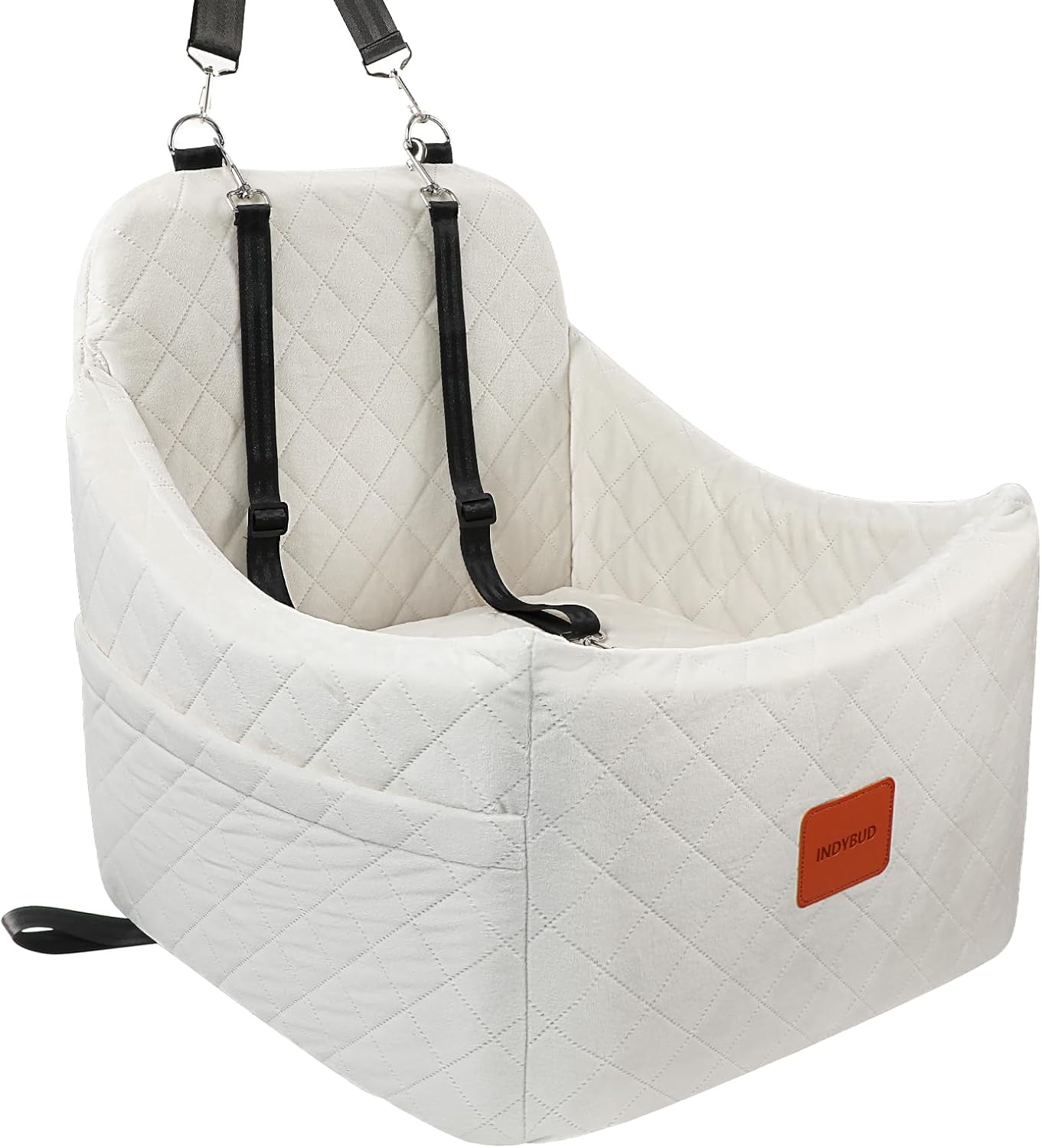 Dog Car Seat for Small Medium Dogs, Booster Seat with Straps