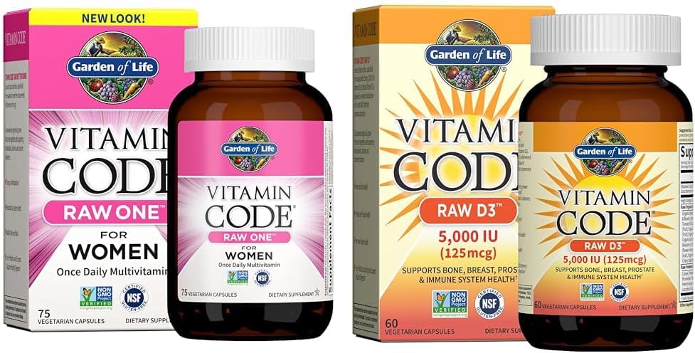Garden of Life Vitamin Code Raw One Daily Multivitamin Capsules