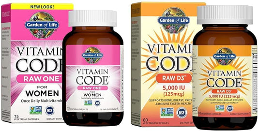 Garden of Life Vitamin Code Raw One Daily Multivitamin Capsules