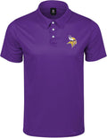 NFL Men's Team Color Primary Logo Performance Polo - Vikings