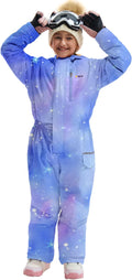 Kids One Piece Ski Suit Jumpsuit - Warm Waterproof Snow Suit