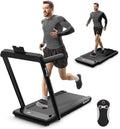 Goplus 2 in 1 Folding Treadmill - Under Desk Walking and Running