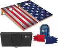 Regulation Cornhole Boards Flag Set - Durable 4ft x 2ft Game