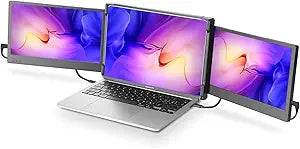 WESTHOD 12in Laptop Monitor Extender for Triple Screen Setup