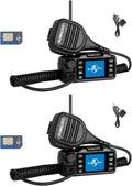2-Pack Global PTT PoC Mobile Radios for Car Vehicles - Nationwide