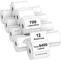 3 x 2 Direct Thermal Labels 12 Rolls (8400) - Durable Shipping