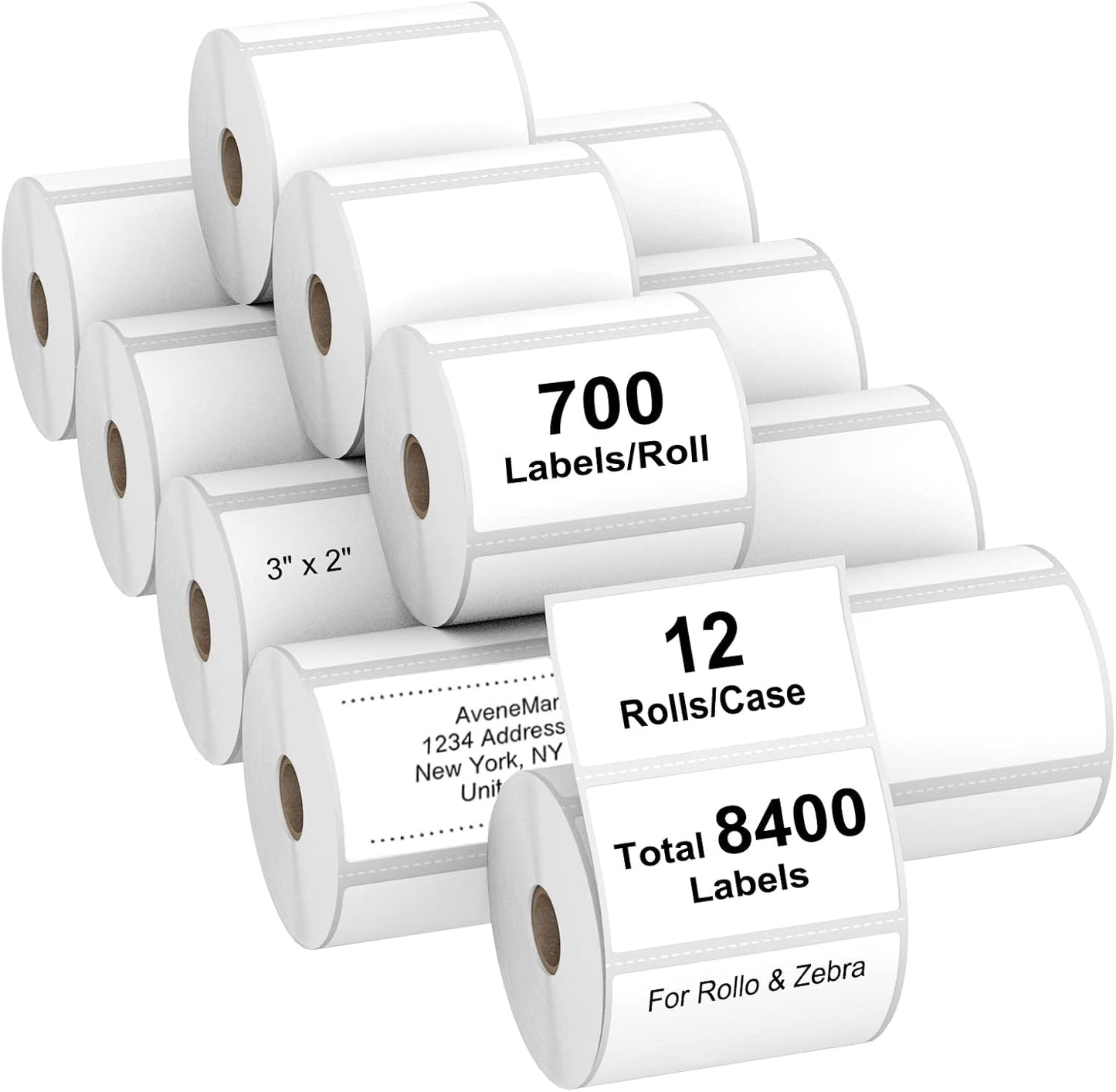AveneMark 3 X 2 Direct Thermal Labels for Barcodes & More