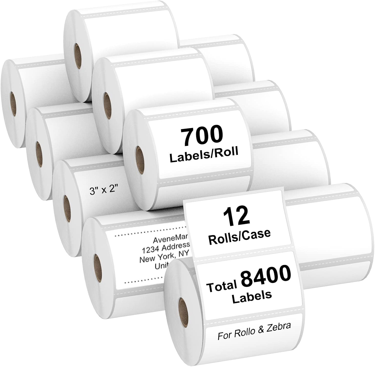AveneMark 3 X 2 Direct Thermal Labels for Barcodes & More