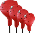 Golf Head Covers EVA Plastic Driver & Woods - Easy On Off Protection