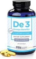 PRN De3 Dry Eye Ultra Pure rTG Omega 3 Support for Dry Eyes - Fast