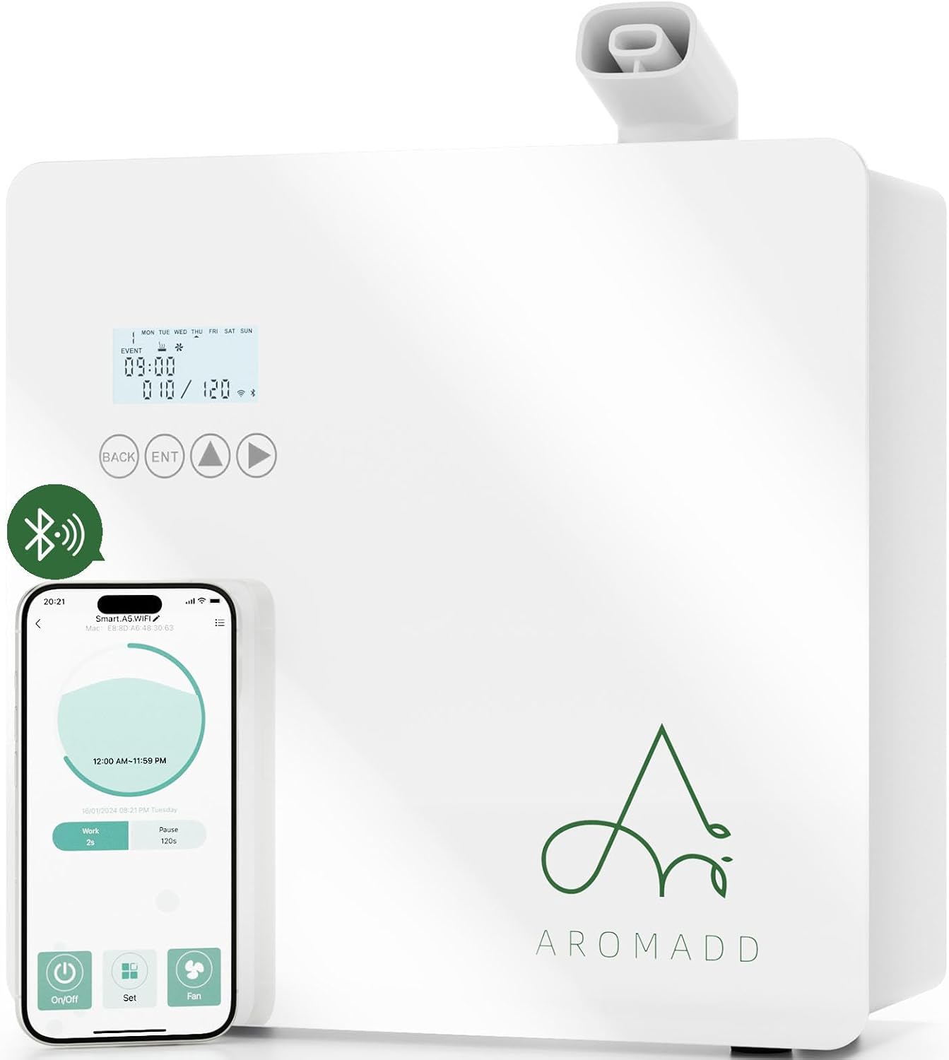 3500 Sq.Ft Smart Scent Machine for Home & Office Aroma Diffusion