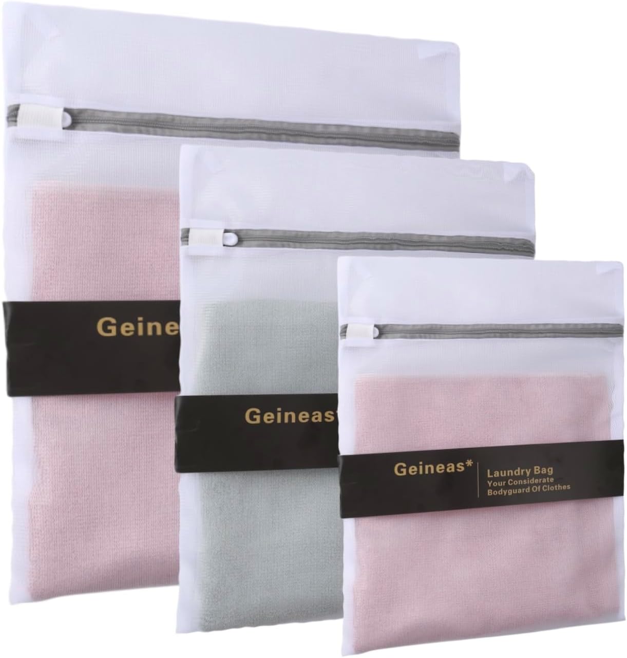 GEINEAS Mesh Delicates Bags 3-Pack - Protect Your Lingerie!