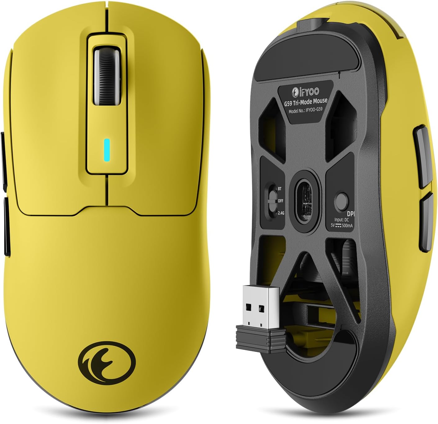 IFYOO Rechargeable Gaming Mouse - Lightning Fast 8000 DPI