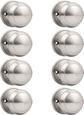 Probrico Dummy Door Knob Brushed Nickel Finish 8 Pack - Simple Closet