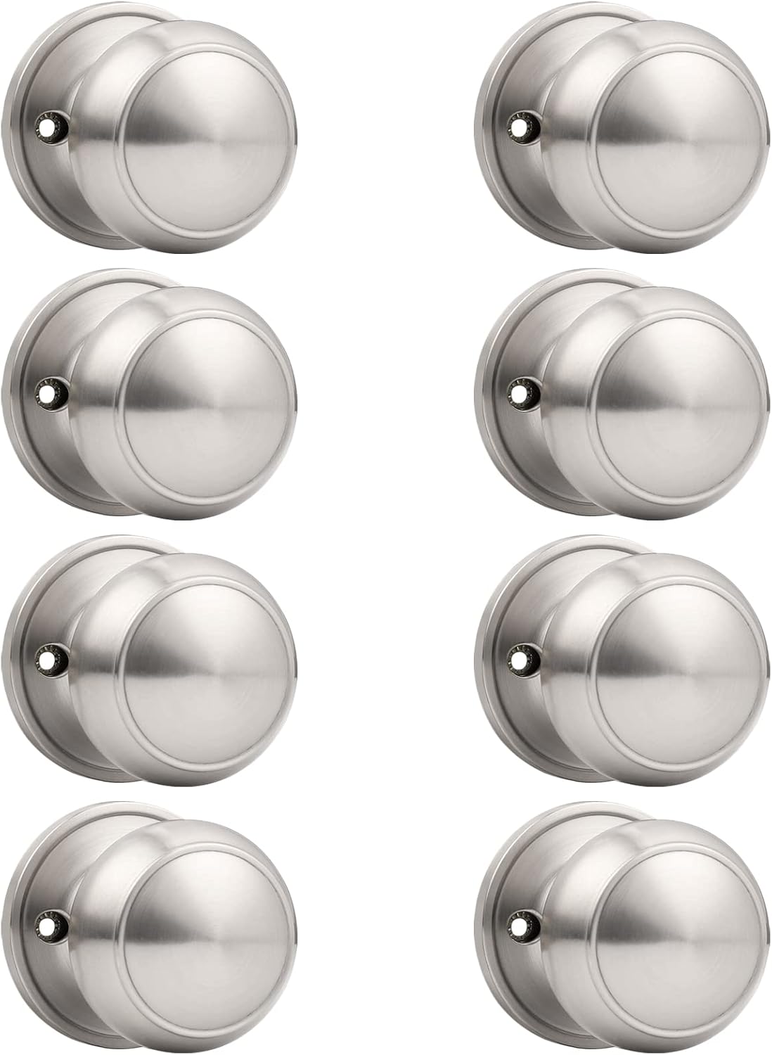 Probrico Dummy Door Knob Set for Interior Doors - 8 Pack