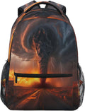Lightning Tornado Backpack Water Resistant Laptop Backpack - Travel