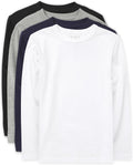 Boys Basic Long Sleeve Tee - Soft, Everyday Comfort