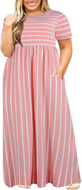 Plus Size Maxi Dress for Curvy Women - Comfortable Summer Staple