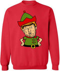 Donald Trump Ugly Christmas Sweater - Sarcastic Graphic Men Sweatshirt