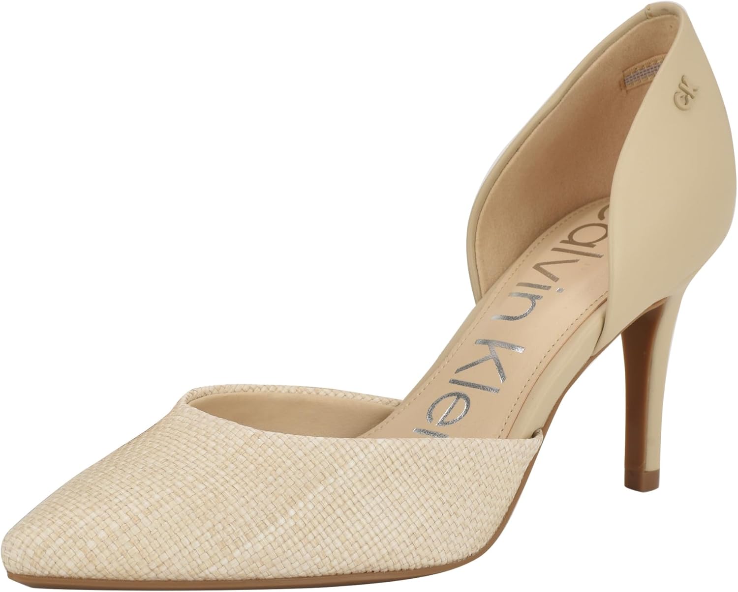 Calvin Klein Womens Gloria Dress Heels with Modern Block Heel