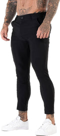 GINGTTO Mens Dress Pants Slim Fit Chino Pants for Men (Style VQMC)