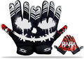 Joker Football Receiver Gloves Black - Stealth Jester Tacky Grip