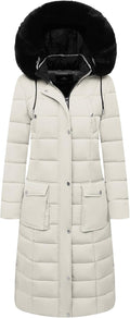 MOERDENG Women's Waterproof Long Winter Coat - Warm Long Parka