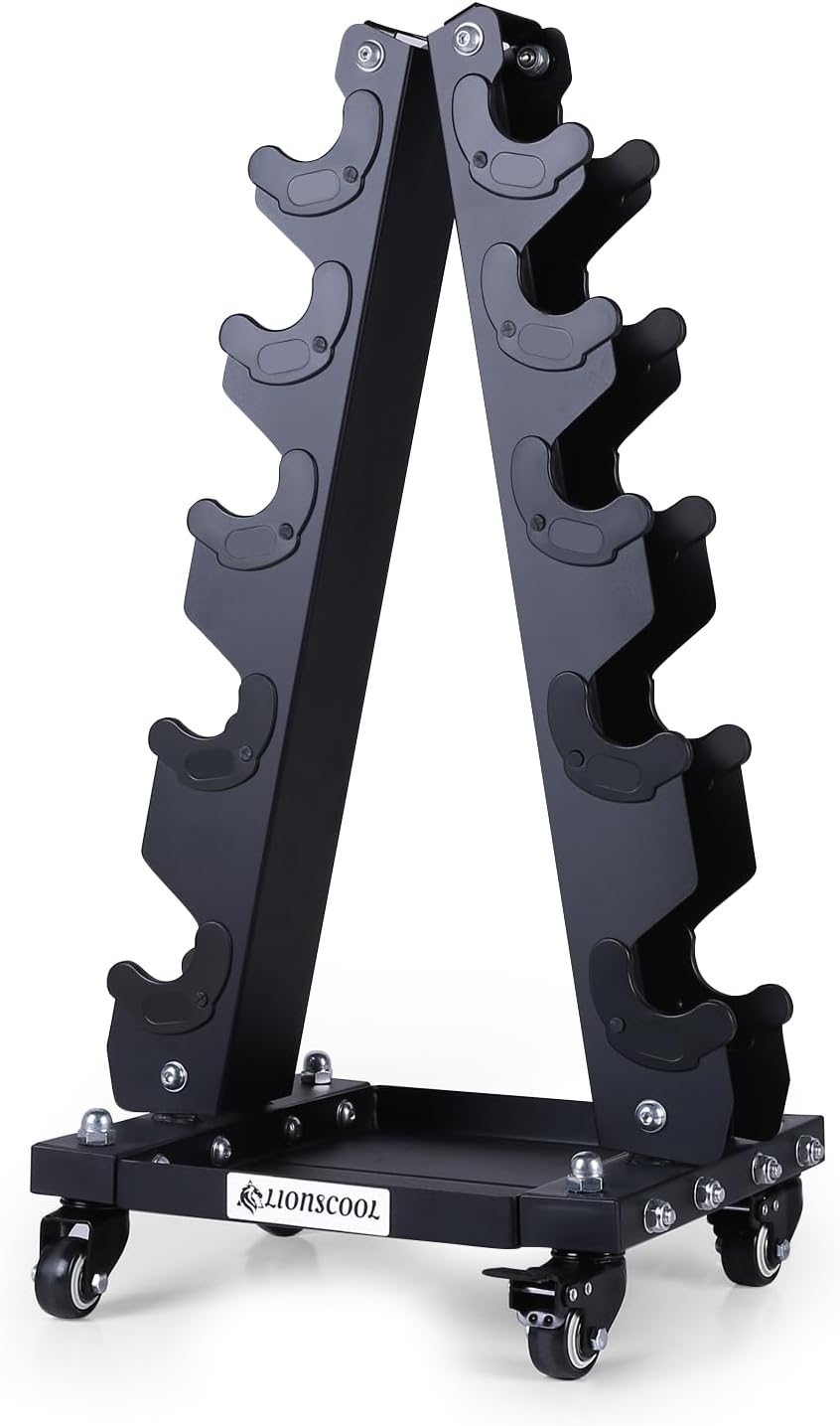 LIONSCOOL Dumbbell Rack: Portable & Strong! – GearMustHave