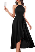 Dressystar Halter Split Hem Party Dress - Elegant Long Formal Maxi 6%