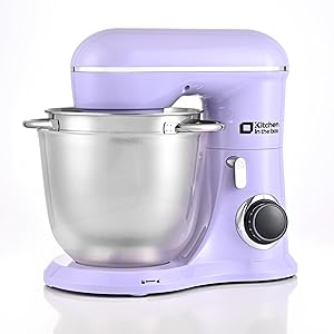 Stand Mixer with Two Bowls and 10 Speeds for Versatile Baking
