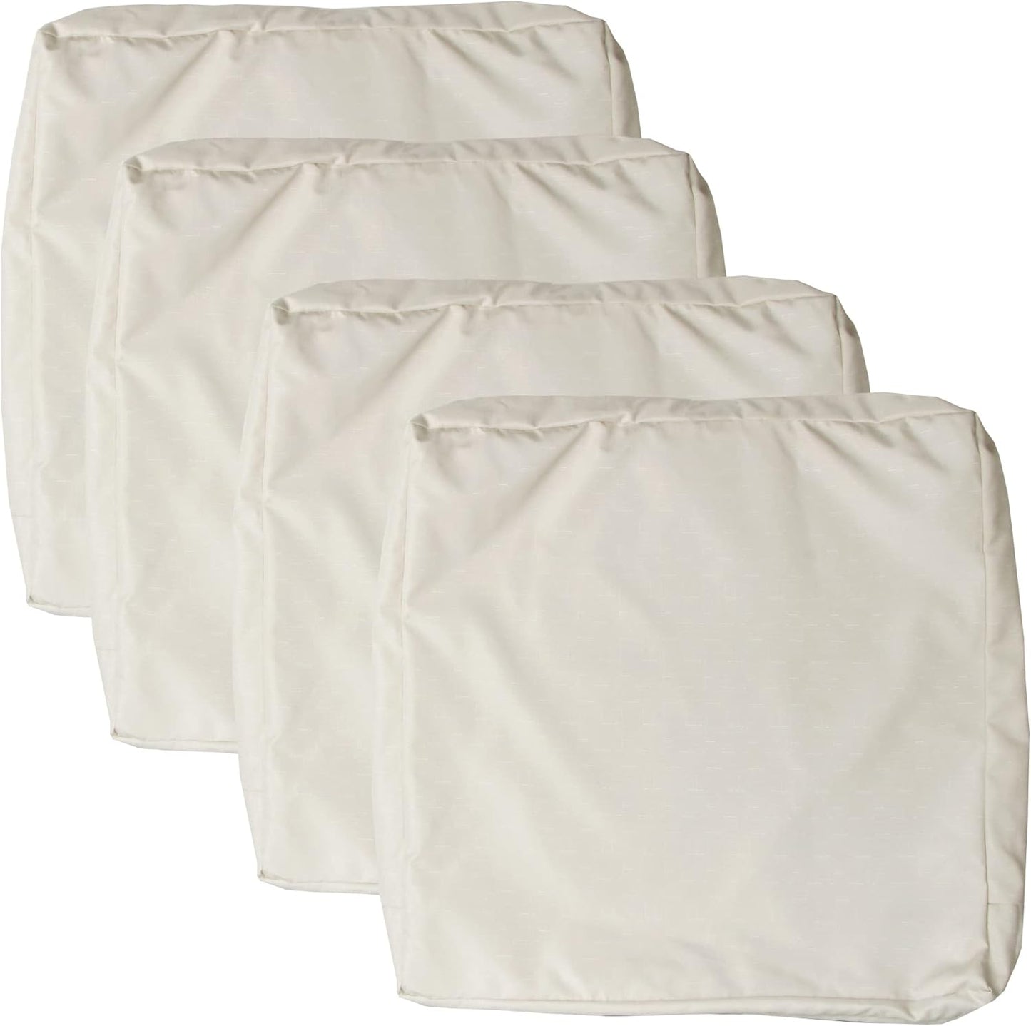 Patio Seat Cushion Covers for Outdoor Furniture - Khaki 22in