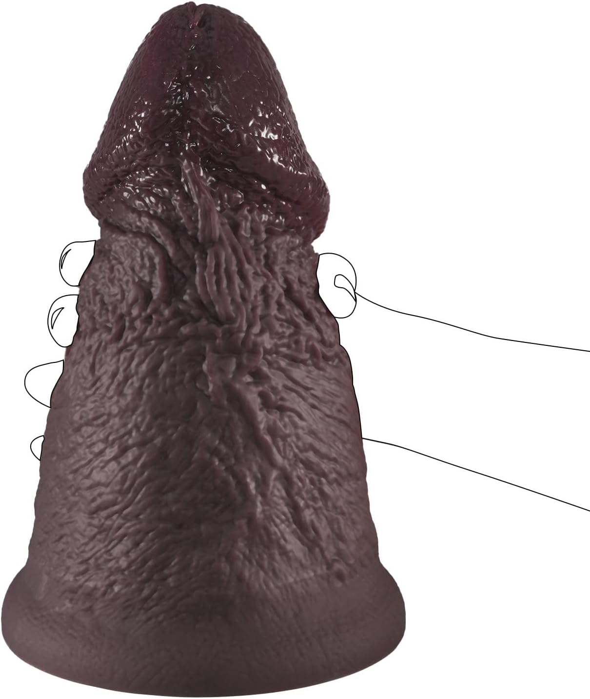 4.6 Inch Diameter Extra Wide Huge Dildo for Ultimate Pleasure