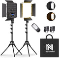 NiceVeedi 2-Pack Photography Lighting Kit - Bi-Color 36W Studio Lights