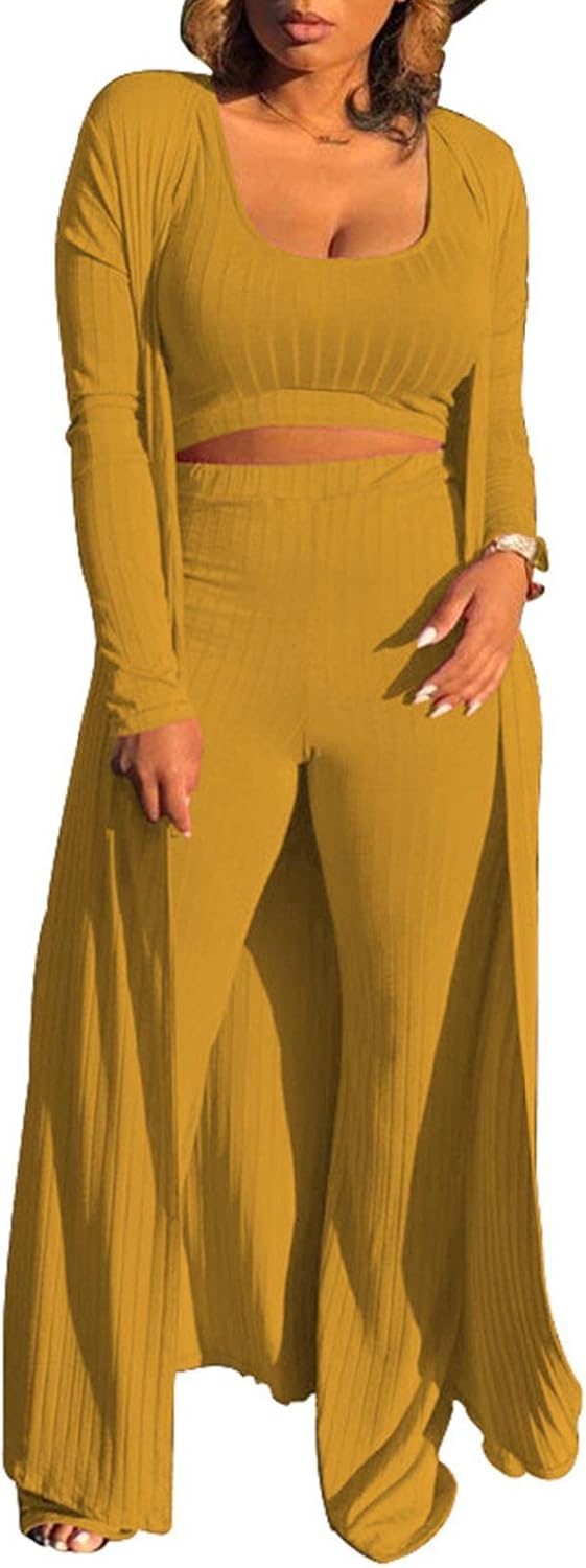 HANMAX Women's Tracksuit: Stylish 3 Piece Winter Outfit Set
