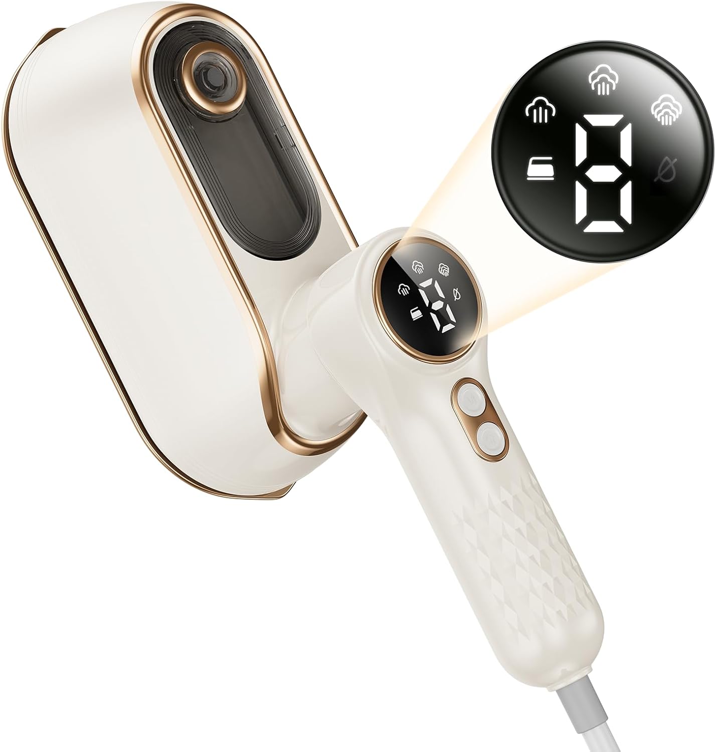 Portable Travel Steamer for Clothes - 1200W Handheld Iron