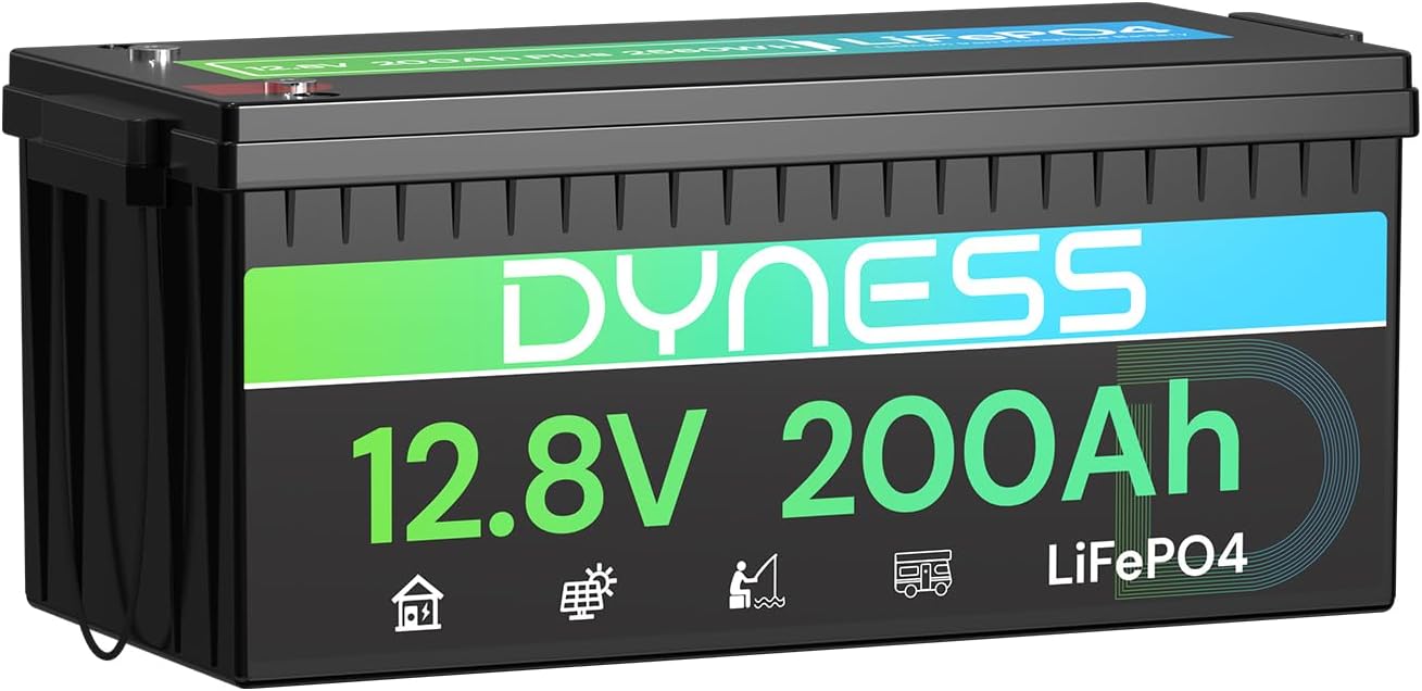 12V 200Ah LiFePO4 Battery with 4000+ Cycles for RV and Solar